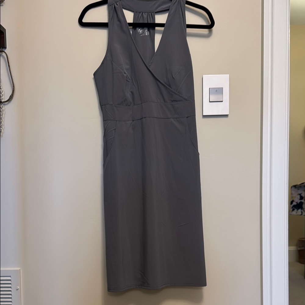 Lola Active Gray Sleeveless Dress NWT